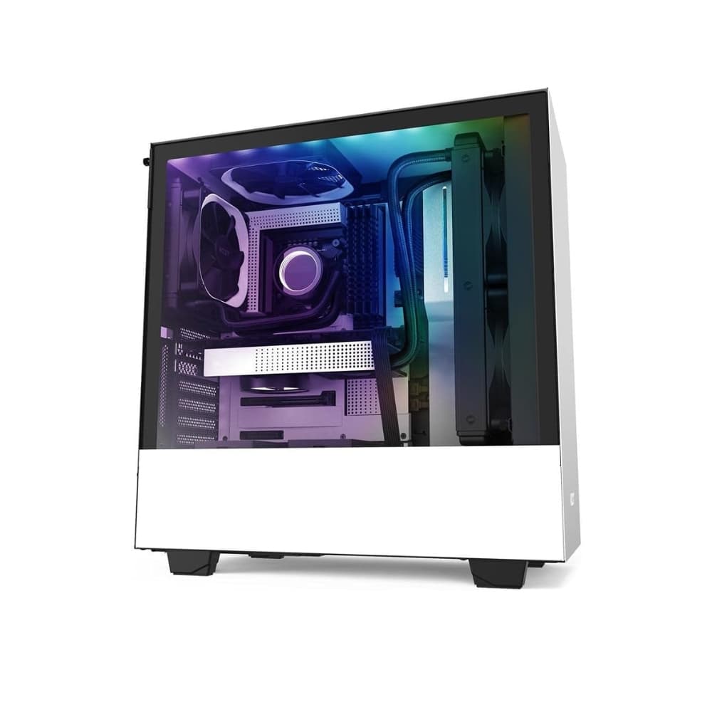 NZXT H510i MATTE GAMING MID-TOWER BLACK WHITE CASE — thumbnail 2 of 4