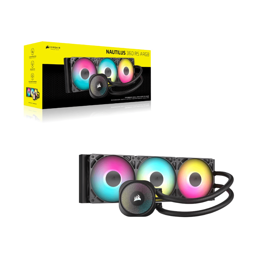 CORSAIR NAUTILUS 360 RS ARGB – Black