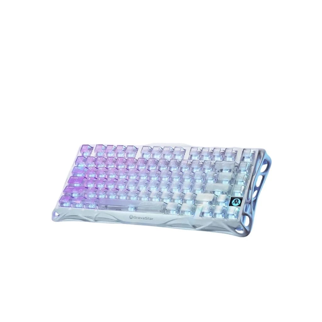 Gravastar Mercury K1 Lite Rapid Trigger Wireless - Crystal Aurora Gaming Keyboard — thumbnail 4 of 5