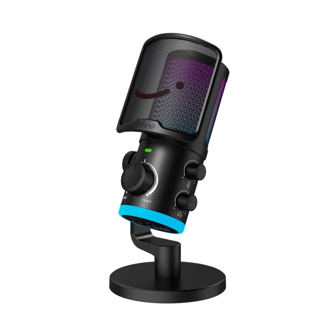 FIFINE AmpliGame AM6 USB Condenser Microphone - Black — thumbnail 1 of 5