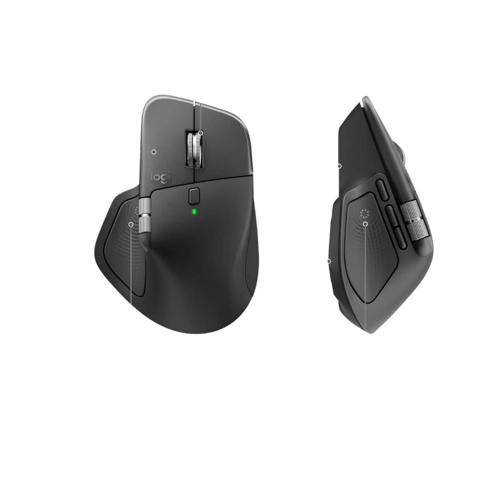 Logitech MX Master 4 Advanced Wireless Graphite Mouse — thumbnail 3 of 4