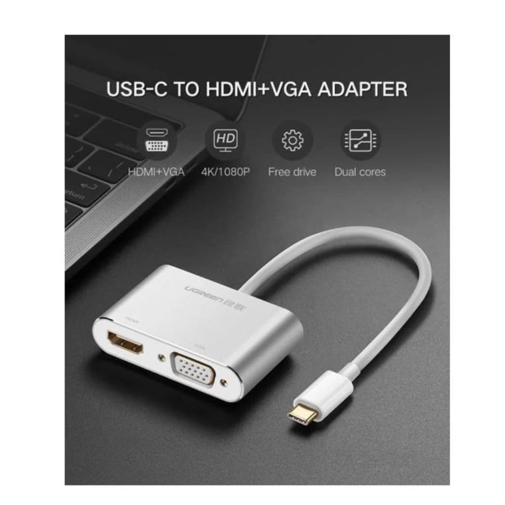 Ugreen UG-30843 - USB-C to HDMI & VGA Adapter — thumbnail 3 of 3