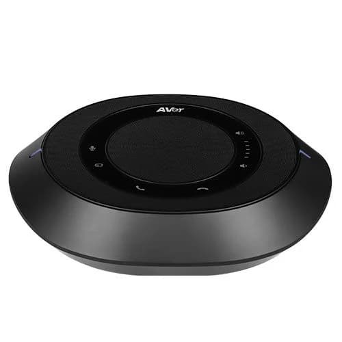 AVer FONE540 USB & Bluetooth Conference Speakerphone – Daisy-Chainable, 360° Mic Pickup, Noise Suppression, 3-Way Calling, Web UI Control
