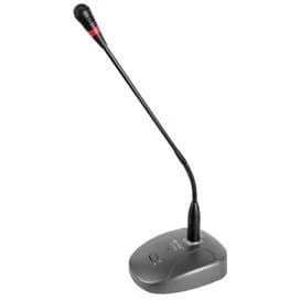 CMX TM-302C Tabletop Condenser Microphone with Chime, Gooseneck Design, Cardioid, 5m Cable, XLR Output, for PA & Paging Systems