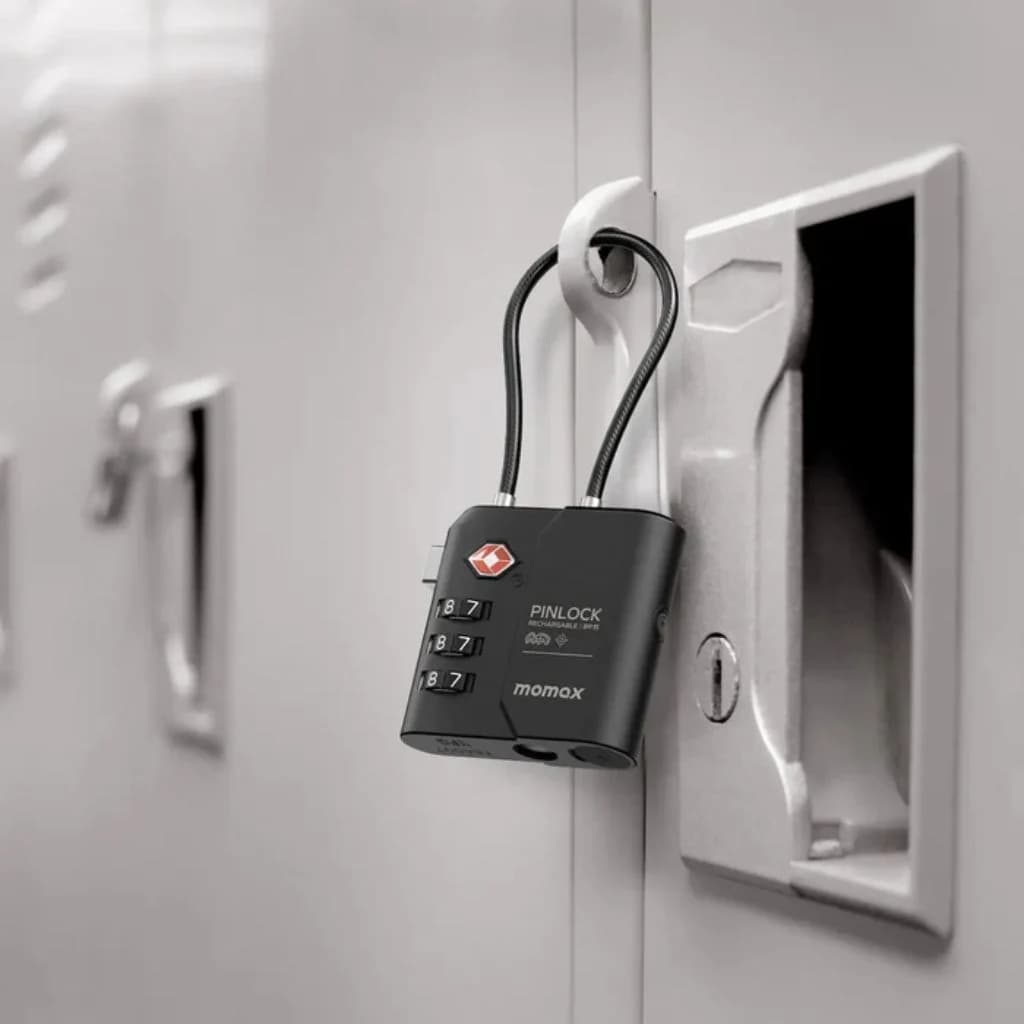 Momax PinLock Find My Locator with TSA Padlock - Black — thumbnail 3 of 3