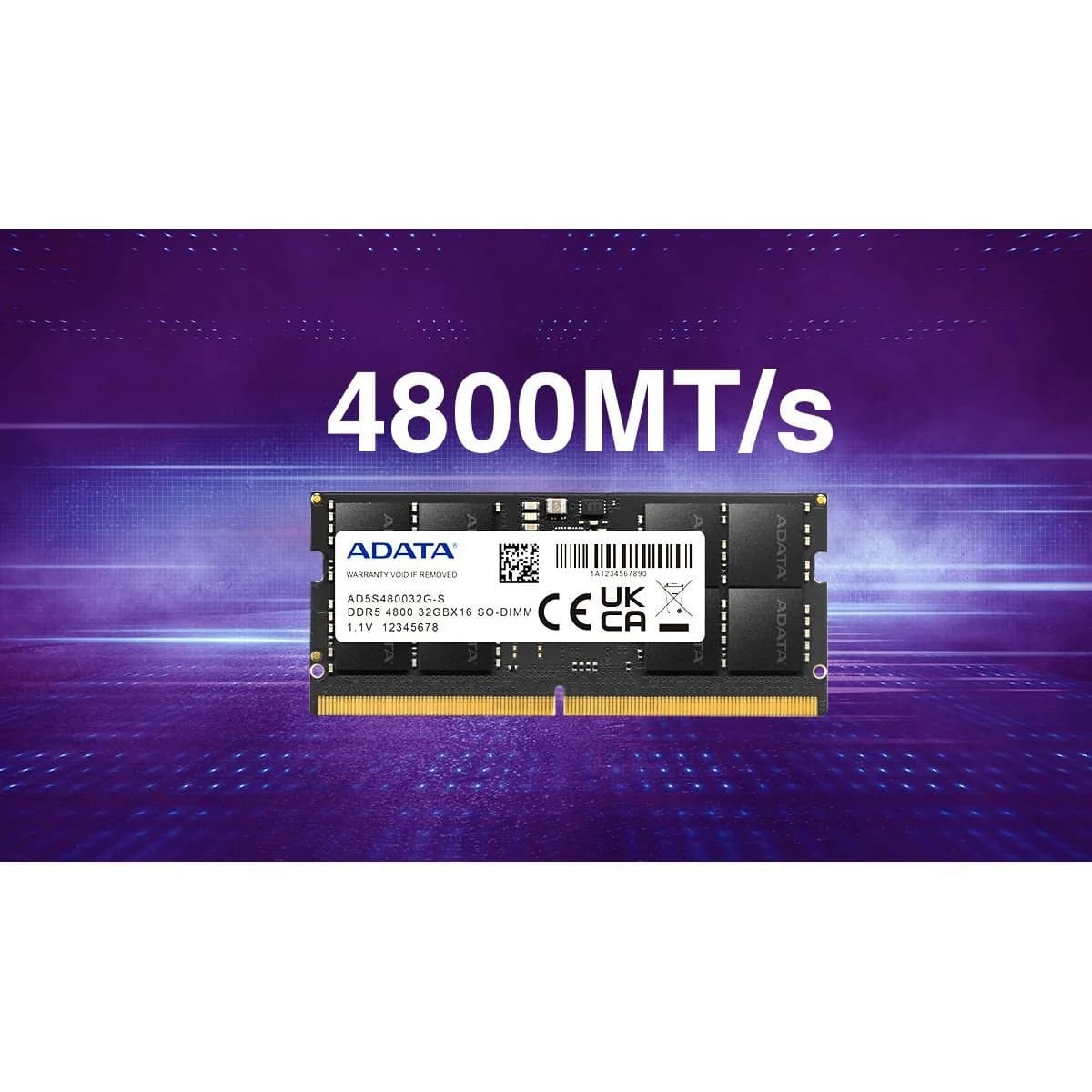ADATA DDR5 4800MHz - 32GB (1x 32GB) - SO-DIMM Laptop RAM — thumbnail 2 of 5