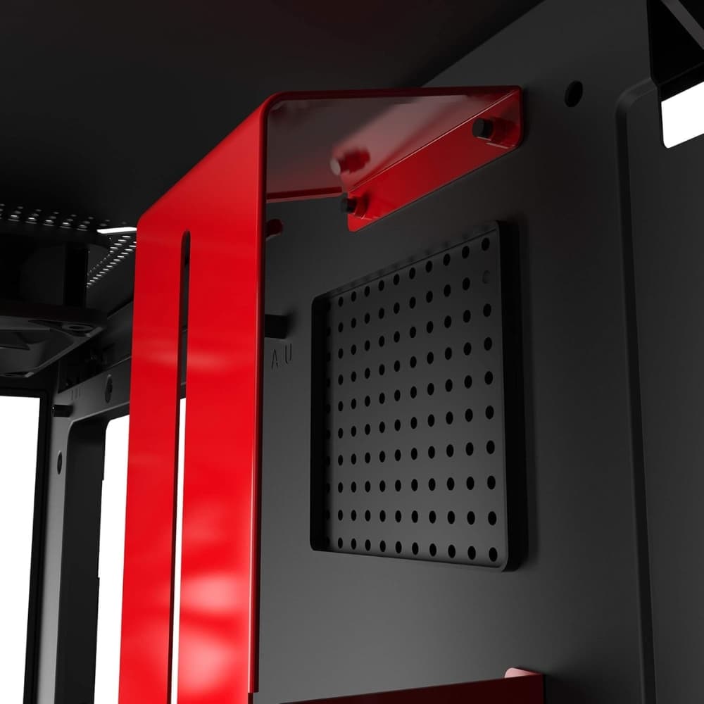 NZXT H510i MATTE GAMING MID-TOWER BLACK/RED CASE — thumbnail 2 of 6