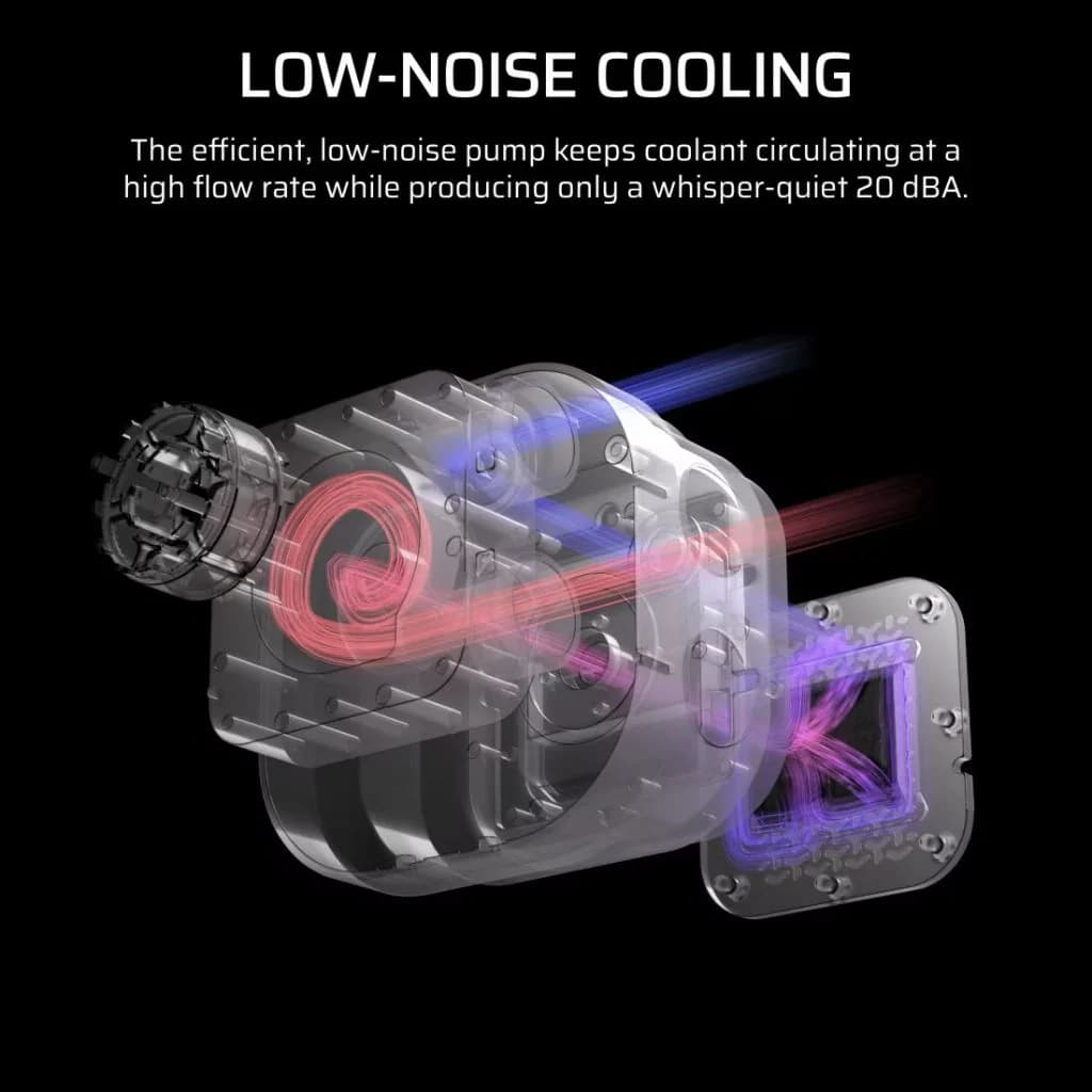 Corsair NAUTILUS 240 RS ARGB Liquid CPU Cooler - Black — thumbnail 4 of 5