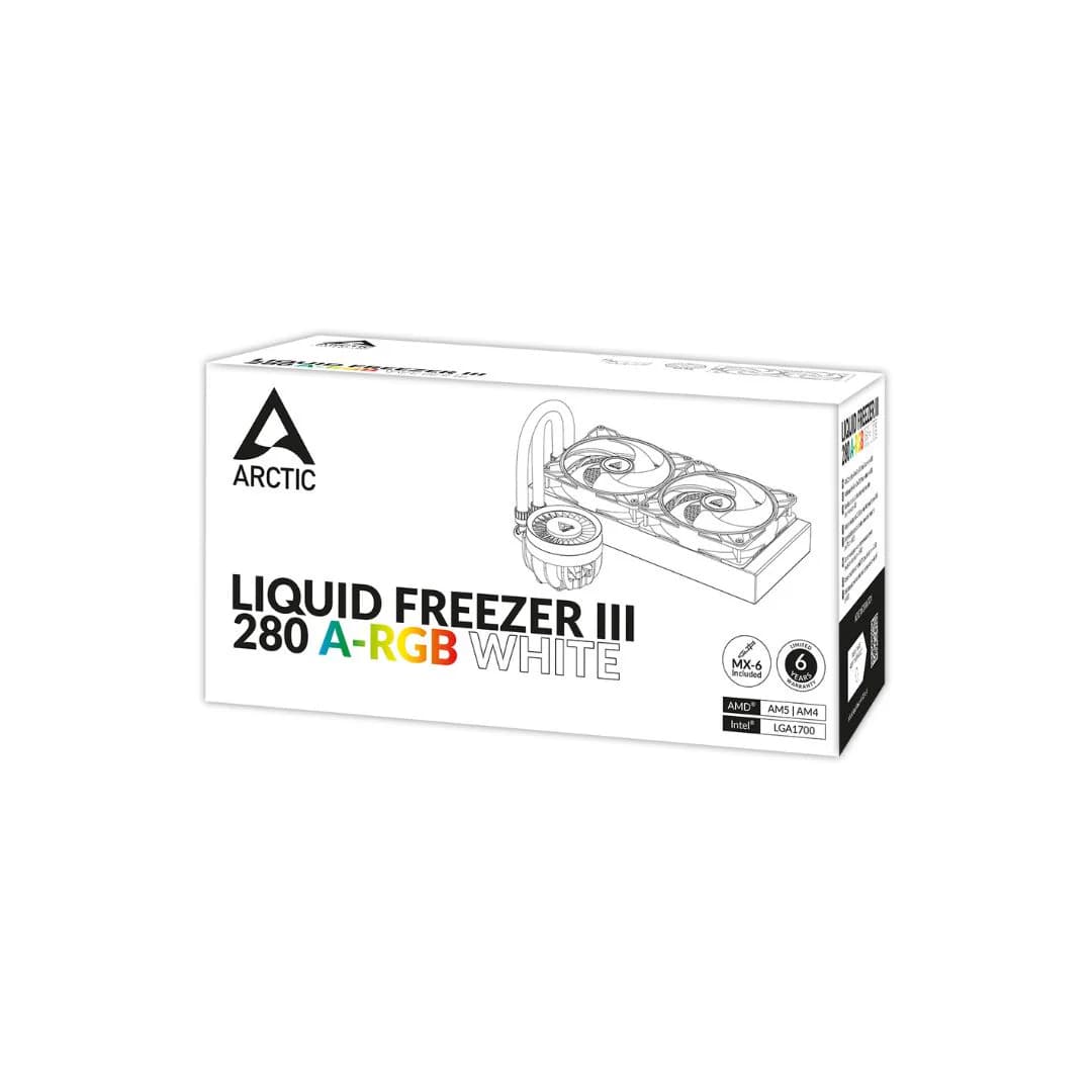 Arctic Liquid Freezer III 280 A-RGB - White — thumbnail 5 of 7