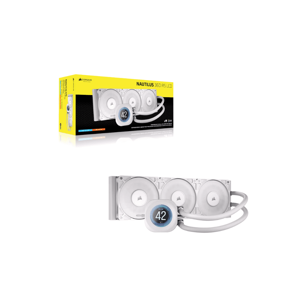 CORSAIR NAUTILUS RS 360 LCD – White
