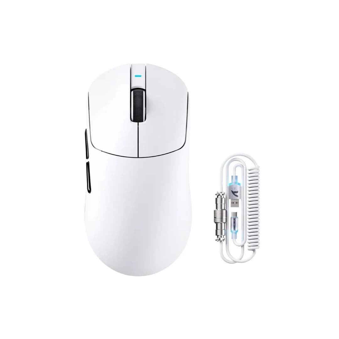 ATTACK SHARK X8 Plus Wireless Gaming Mouse - White — thumbnail 2 of 3
