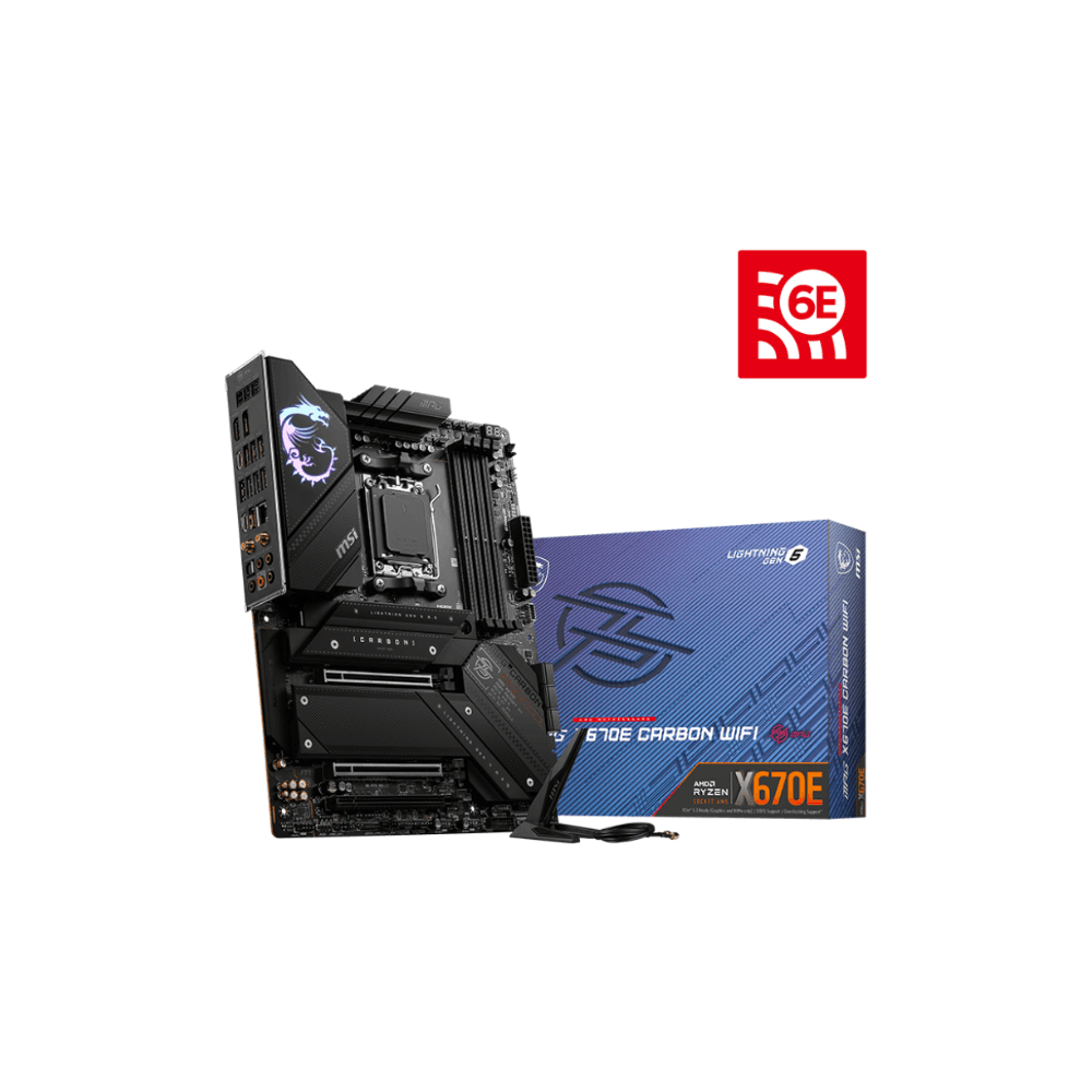 MSI MPG CARBON X670E WIFI AM5 AMD-Motherboard