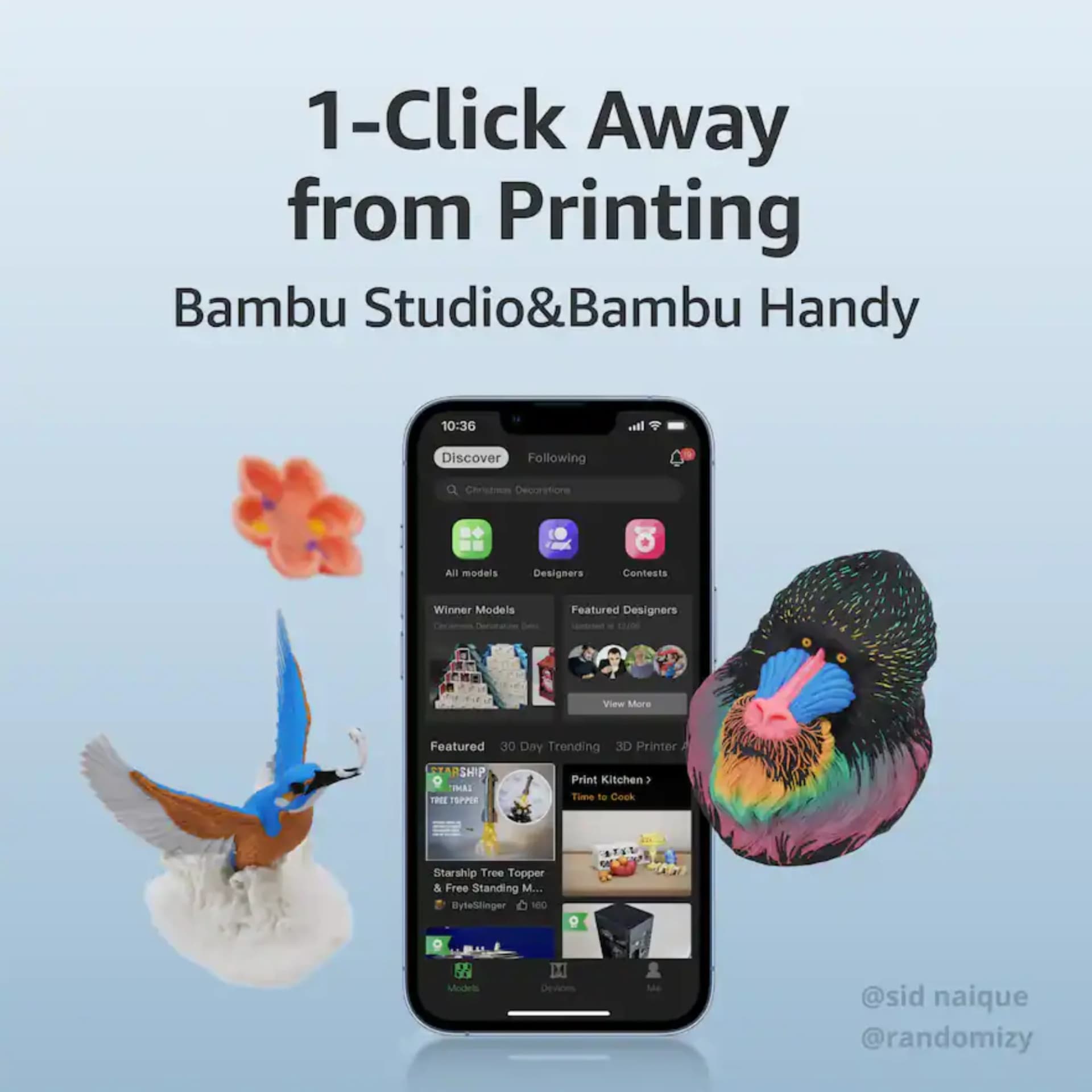 Bambu Lab A1 3D Printer — thumbnail 4 of 5