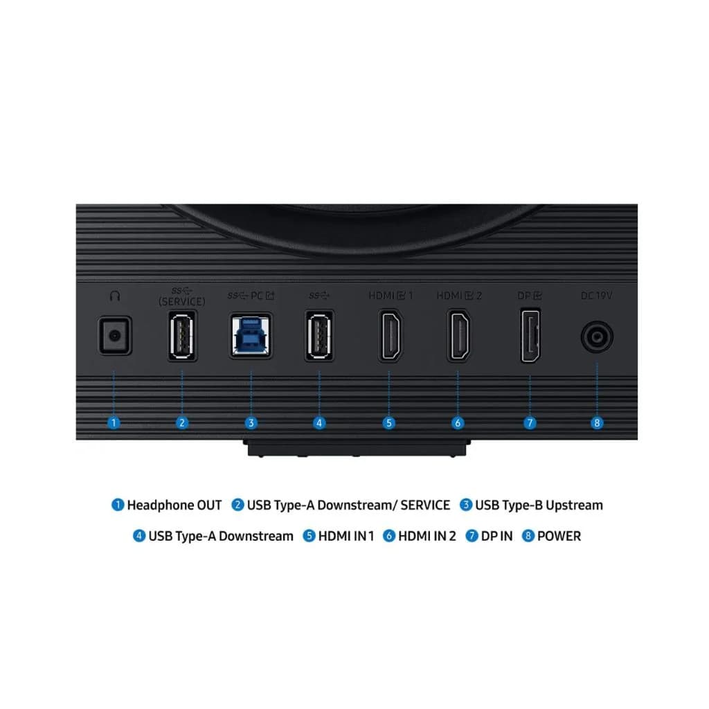 Samsung G7 27 LS27FG706EM Dual Refresh Rate (FHD 360Hz - 4K 180Hz) 1ms, IPS, Flat — thumbnail 4 of 6