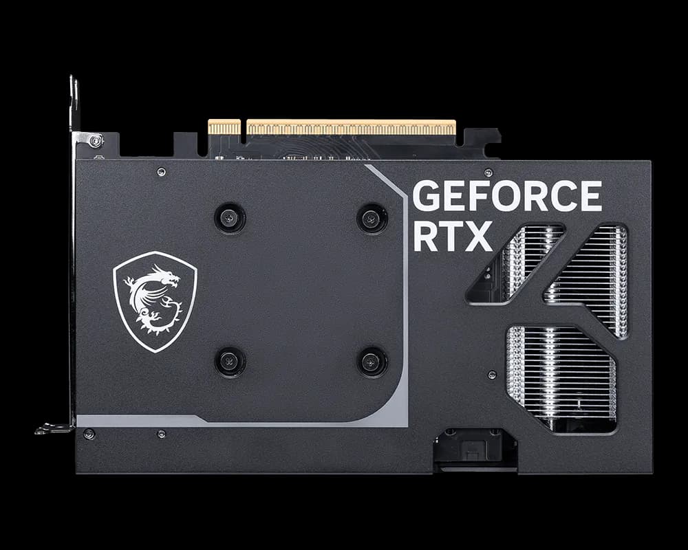 MSI GeForce RTX 5060 8G VENTUS 2X OC Graphics Card , 8GB GDDR7 , 128-bit , 3840 CUDA Cores , 2527MHz Boost , PCIe 5.0 x8 , Dual Fan , 3× DisplayPort 2.1b + HDMI 2.1b , 8K Support — thumbnail 4 of 5