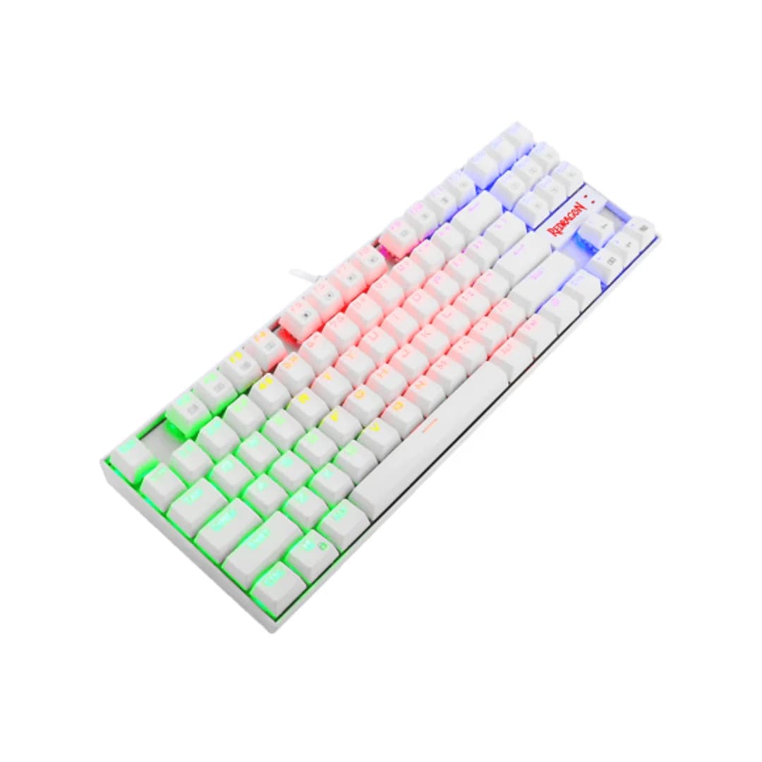 Redragon K552W-RGB, Kumara, 80%, Wired, Red Switches - White — thumbnail 3 of 3