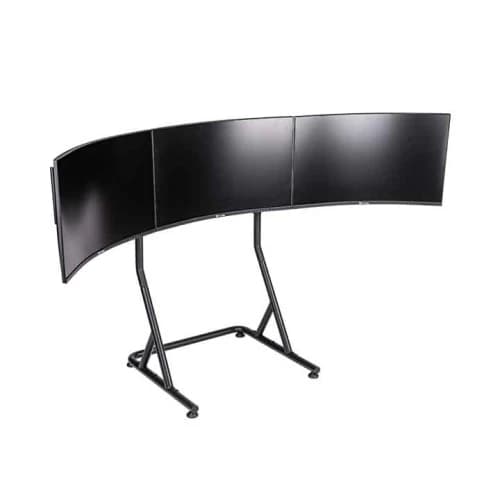 Thermaltake Triple Racing Monitor Stand – Steel Frame, Up to Three 32″ Displays, VESA Mount, Height Adjustable (920–970 mm), Folds Backward — thumbnail 5 of 10