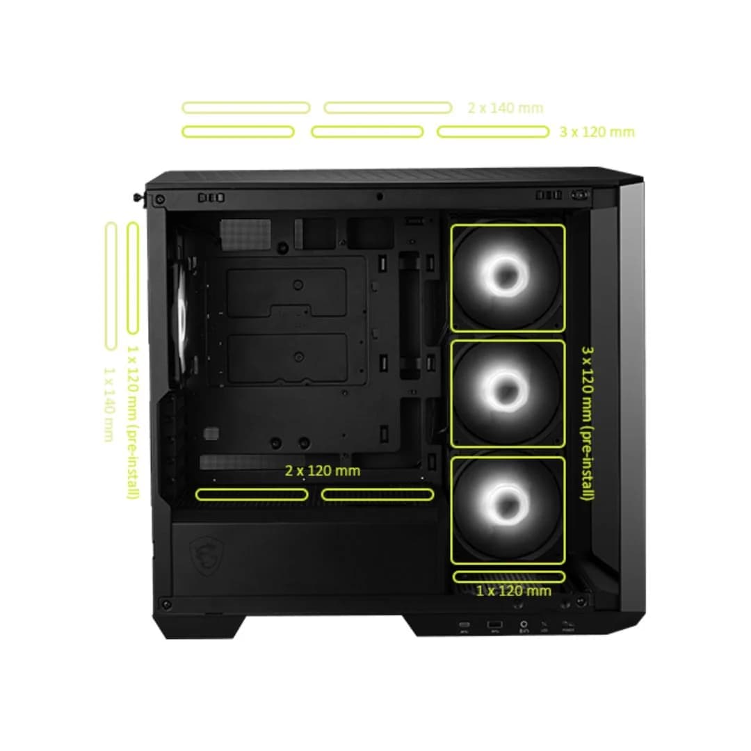MSI MAG PANO M100R PZ - Black — thumbnail 3 of 4