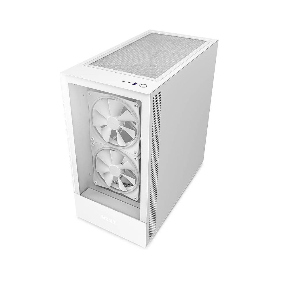 NZXT H5 ELITE (2023) ATX Mid-Tower Case – White — thumbnail 2 of 4