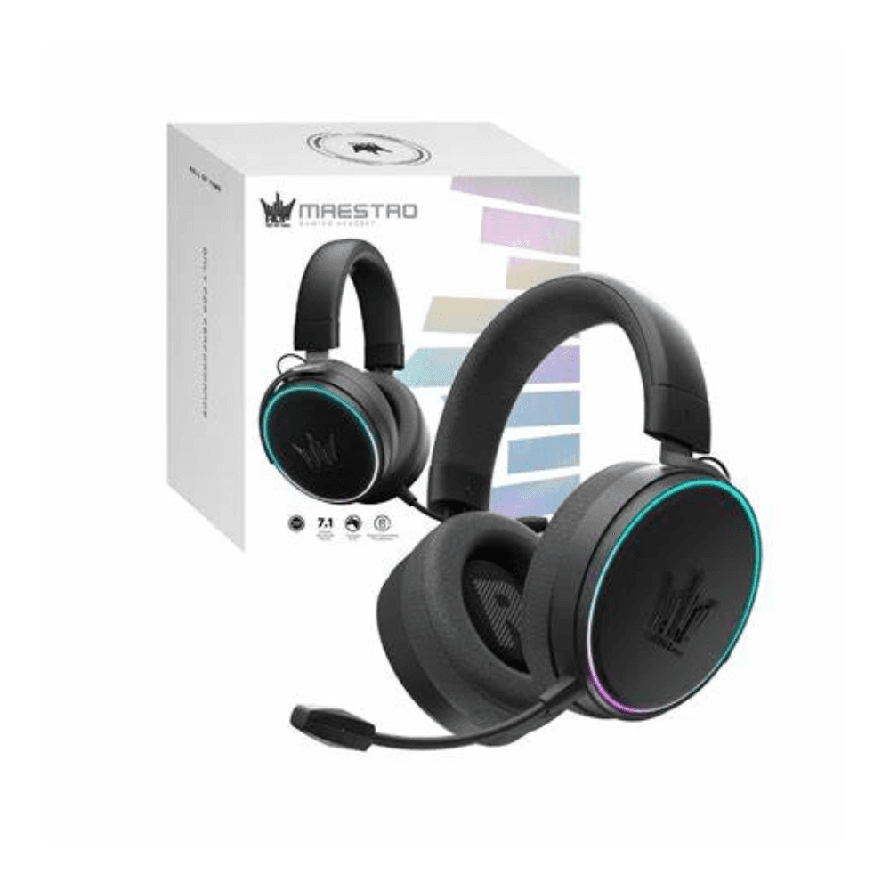 GALAX HOF Maestro Matte 7.1 USB RGB Gaming Headset – BLACK