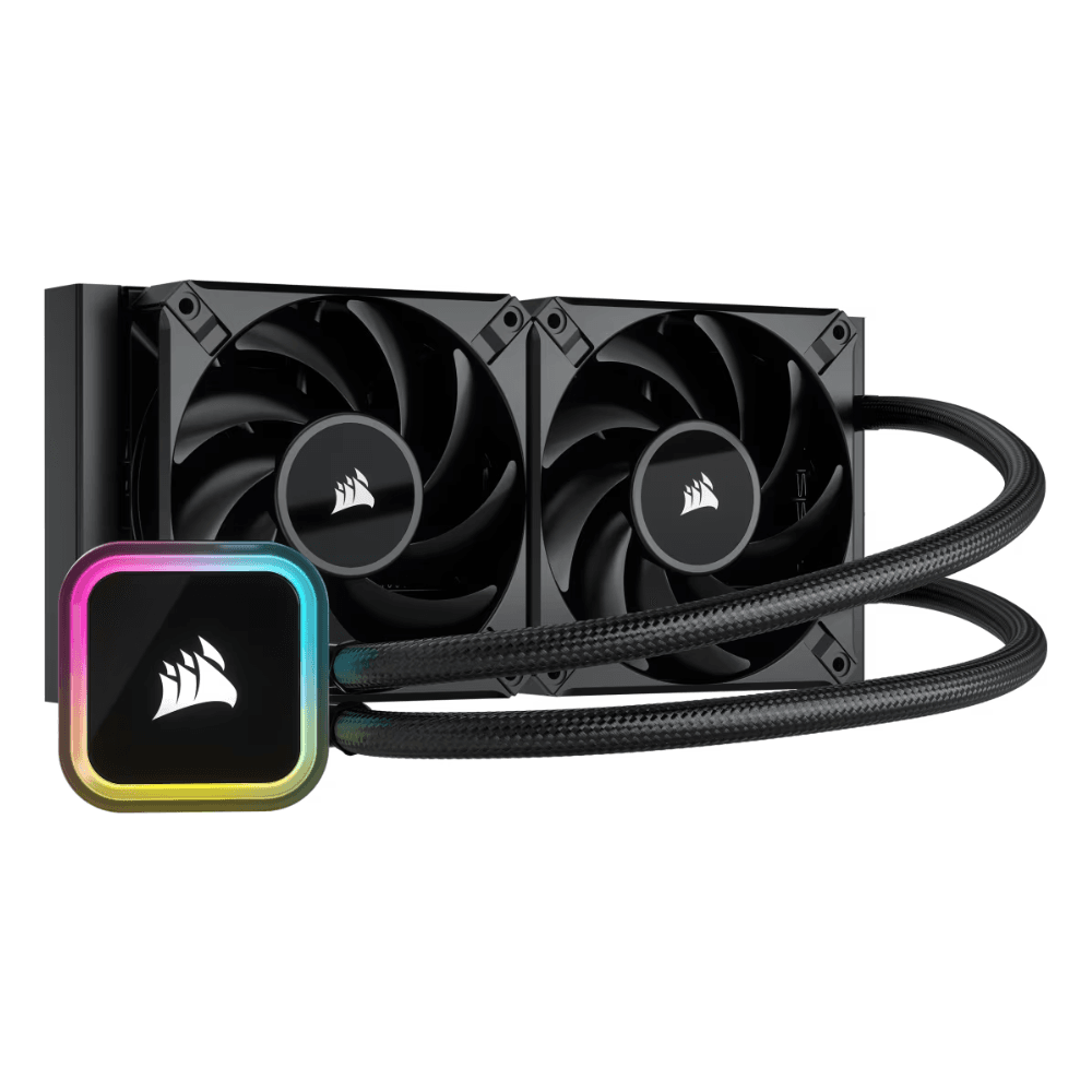 CORSAIR iCUE H100i RGB ELITE 240mm – Black