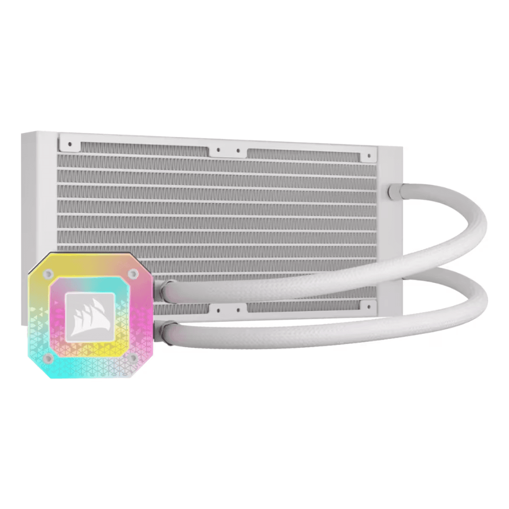 CORSAIR iCUE H100i ELITE CAPELLIX 240mm – White — thumbnail 3 of 4