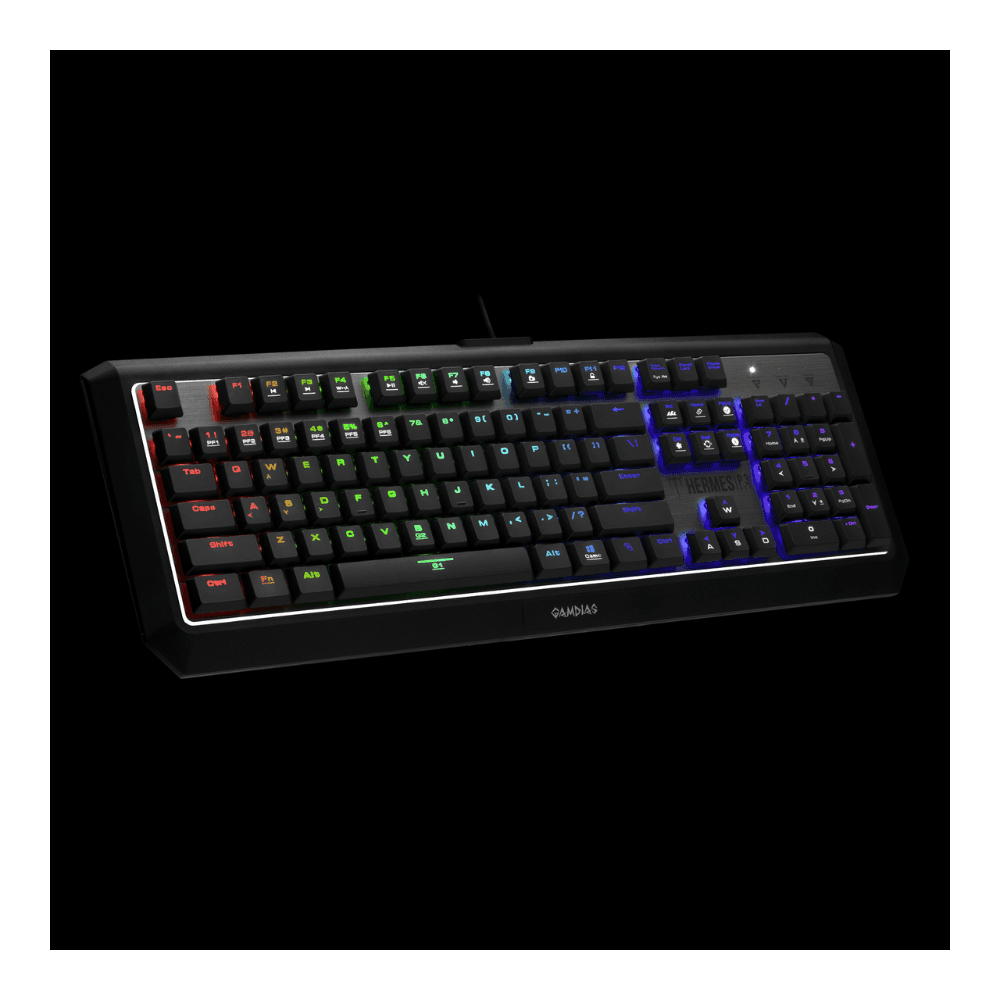 GAMDIAS HERMES P3 RGB Mechanical Gaming Keyboard – Black — thumbnail 3 of 4