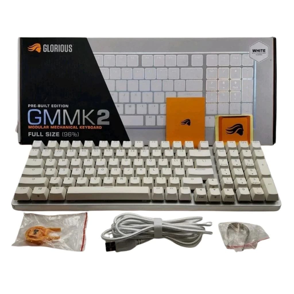 Glorious GMMK 2 Full Size Keyboard - White — thumbnail 4 of 5