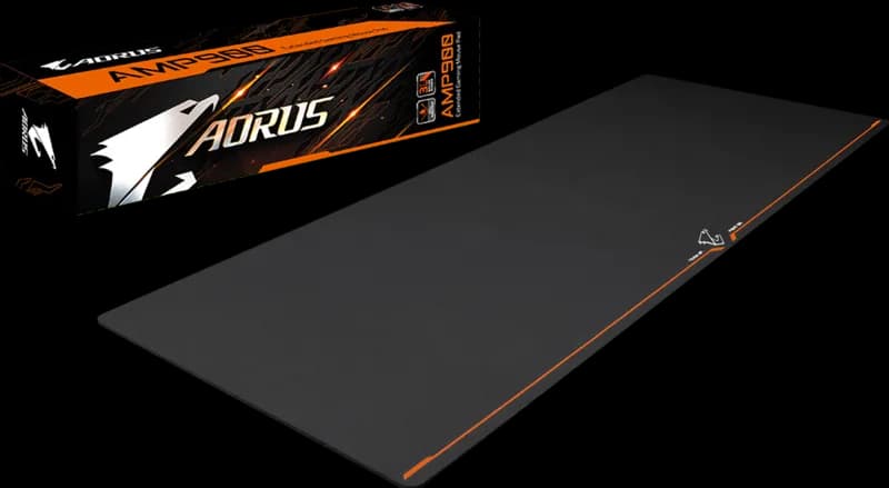 GIGABYTE Extended Gaming Mouse Pad — Large Size, Anti-Slip Rubber Base, Smooth Surface for Precision Tracking, Water-Resistant, Durable Construction — thumbnail 5 of 6
