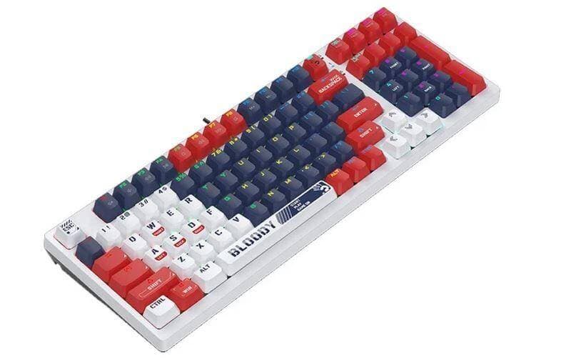 Bloody S98 USB Sports Navy Mechanical Switch Gaming Keyboard (BLMS Red Switches) /  ( En/Ar ) — thumbnail 4 of 4