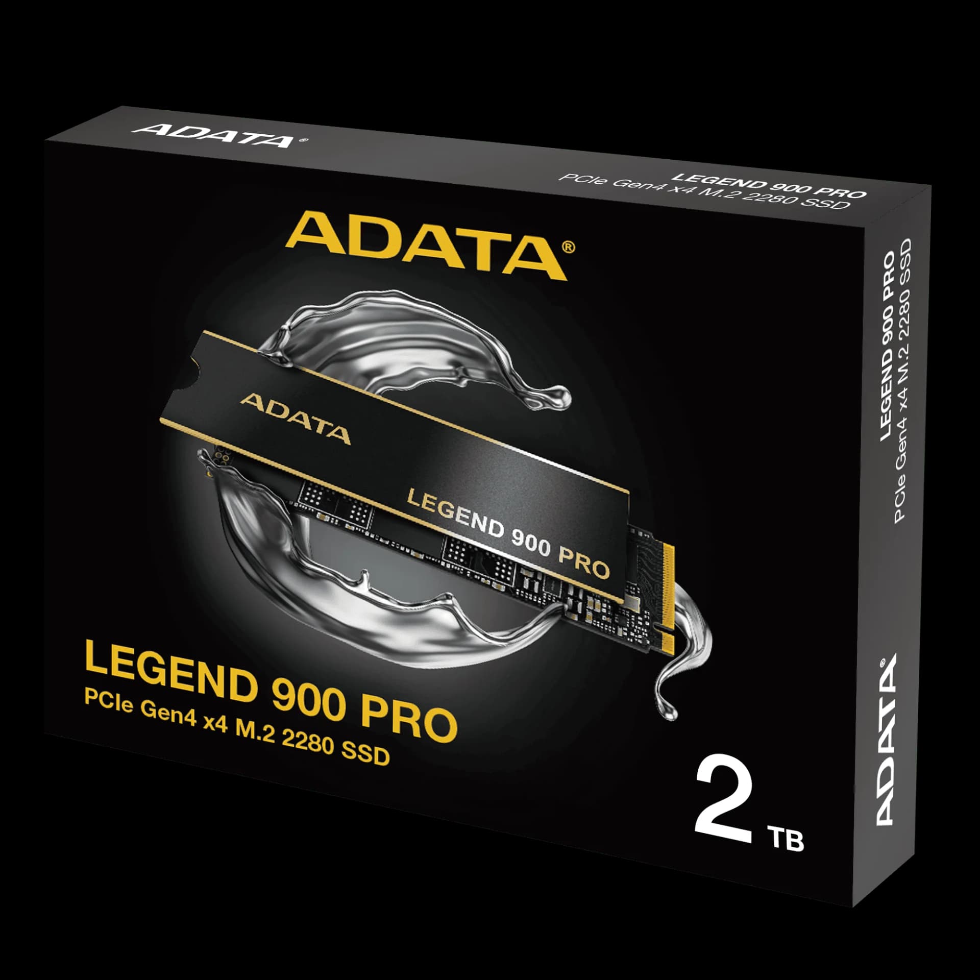 ADATA Legend 900 Pro 2 TB PCIe Gen4 x4 M.2 NVMe SSD – Up to 7,400 MB/s Read, 6,500 MB/s Write, NVMe 1.4, LDPC ECC, HMB, 1200 TBW — thumbnail 7 of 10