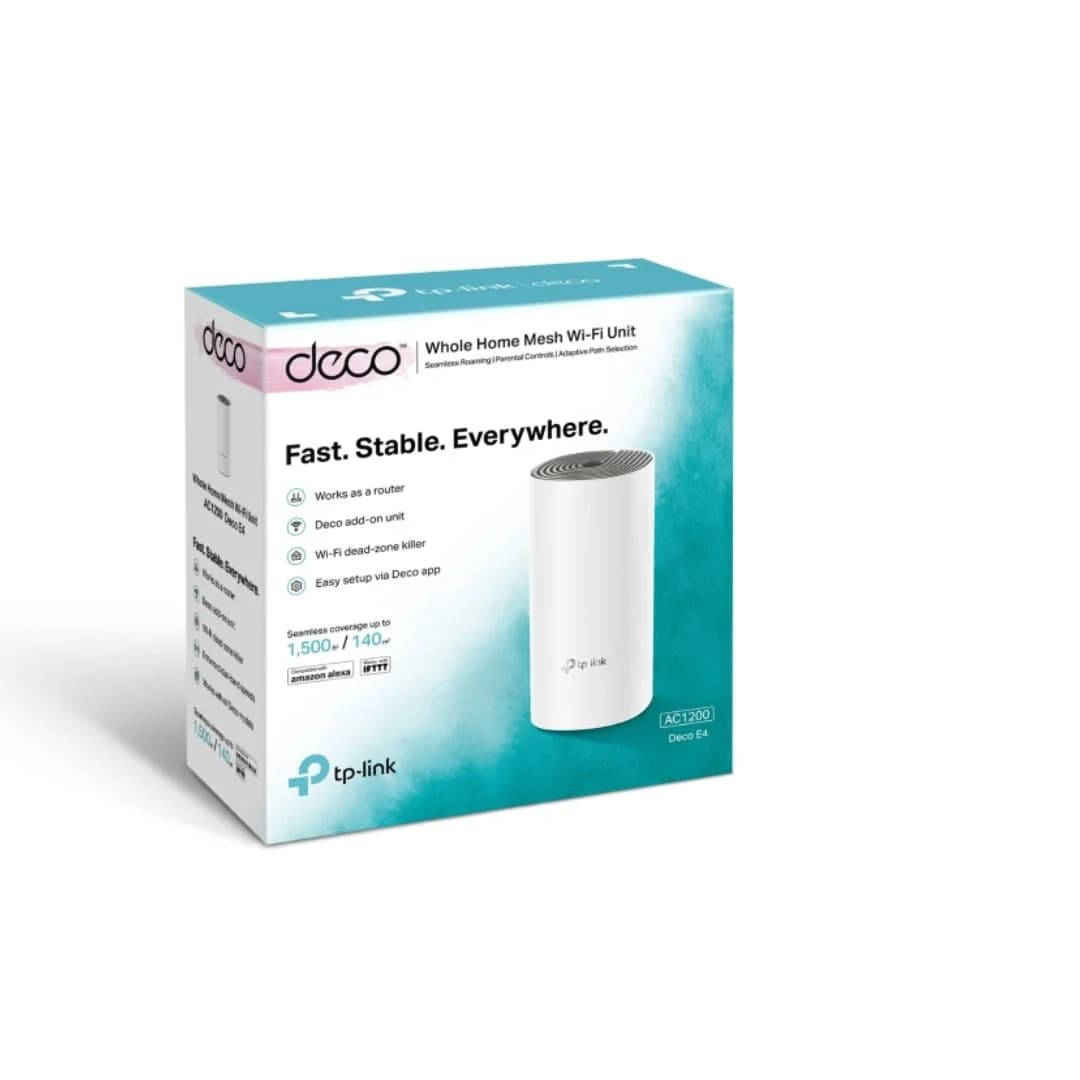TP-Link Deco E4 AC1200 Whole Home Mesh Wi-Fi 5 System 1-Pack — thumbnail 4 of 4