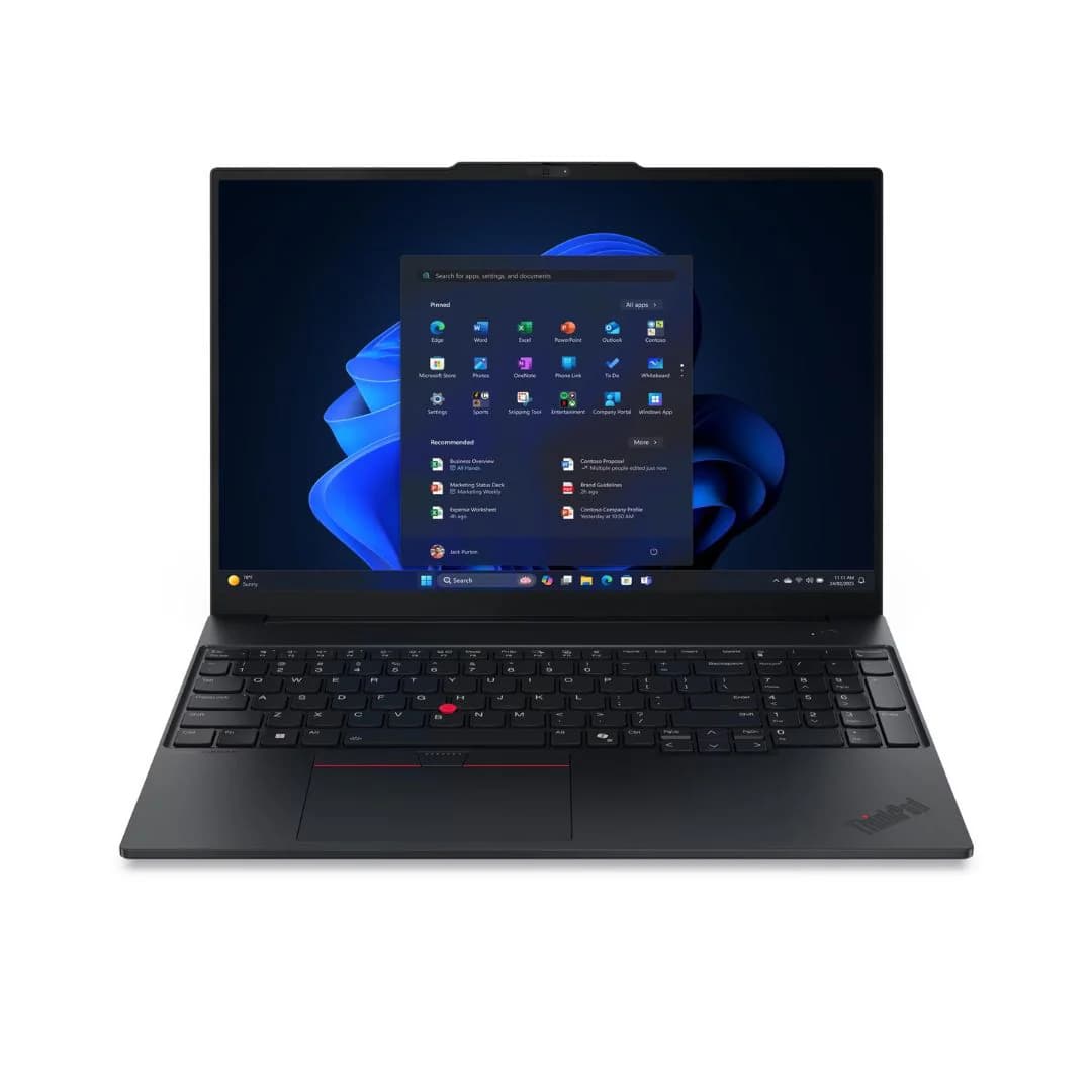 Lenovo ThinkPad E16 - (5NGR) Ultra 7-255H, 16GB, 512GB, Intel® Graphics, 16 Inch WUXGA IPS, Black