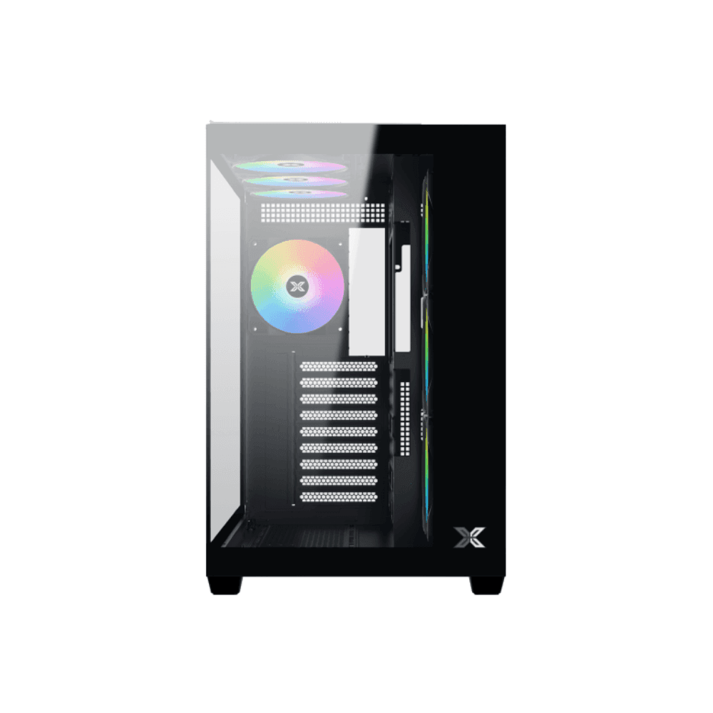 XIGMATEK AQUA V AIR – ATX Mid-Tower PC Case – Black — thumbnail 2 of 5