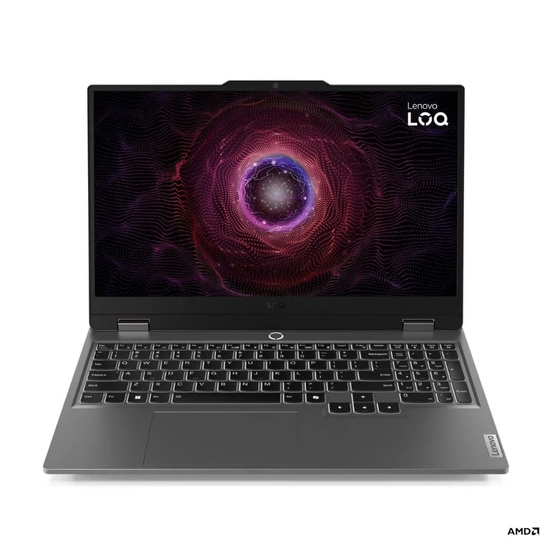 Lenovo LOQ 15, RTX 3050-6G, Ryzen 5-7235HS, RAM 16GB, SSD 512GB, 15.6 Inch FHD, Luna Grey