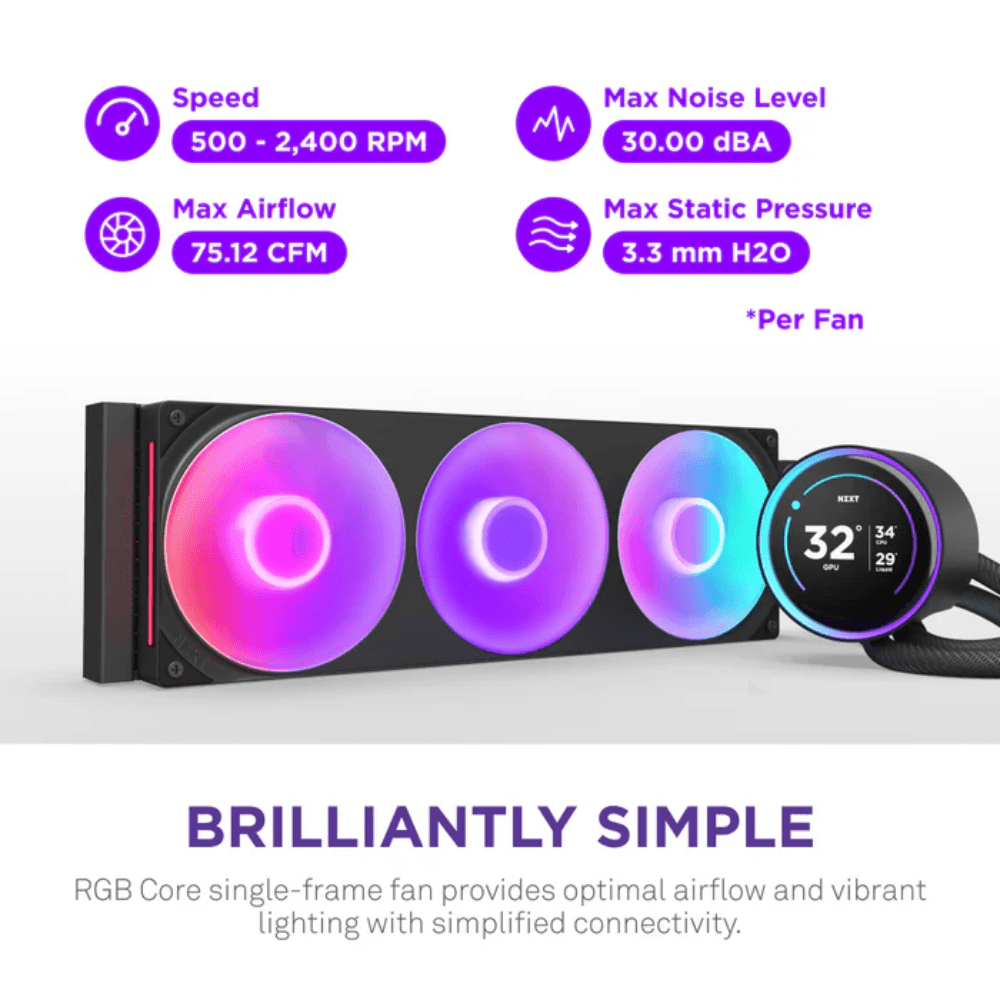 NZXT KRAKEN ELITE 360mm RGB BLACK — thumbnail 6 of 6