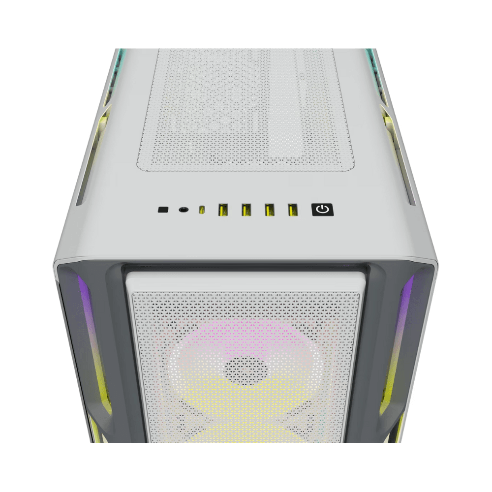 CORSAIR ICUE 5000T RGB TEMPERED GLASS MID-TOWER CASE WHITE — thumbnail 4 of 4