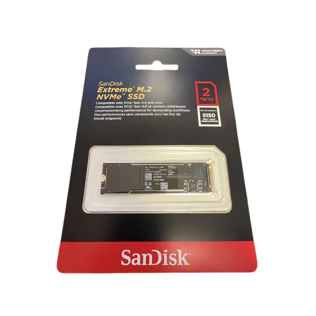 SanDisk Extreme 2TB NVMe SSD - M.2 2280 PCIe Gen 4 — thumbnail 4 of 4