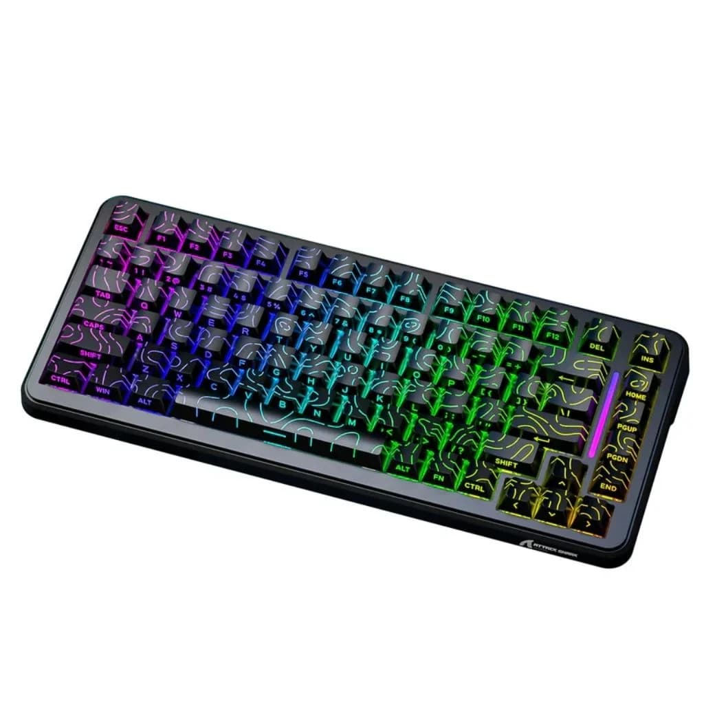 ATTACK SHARK X82 PRO HE Wireless Gaming Keyboard - Black — thumbnail 2 of 7