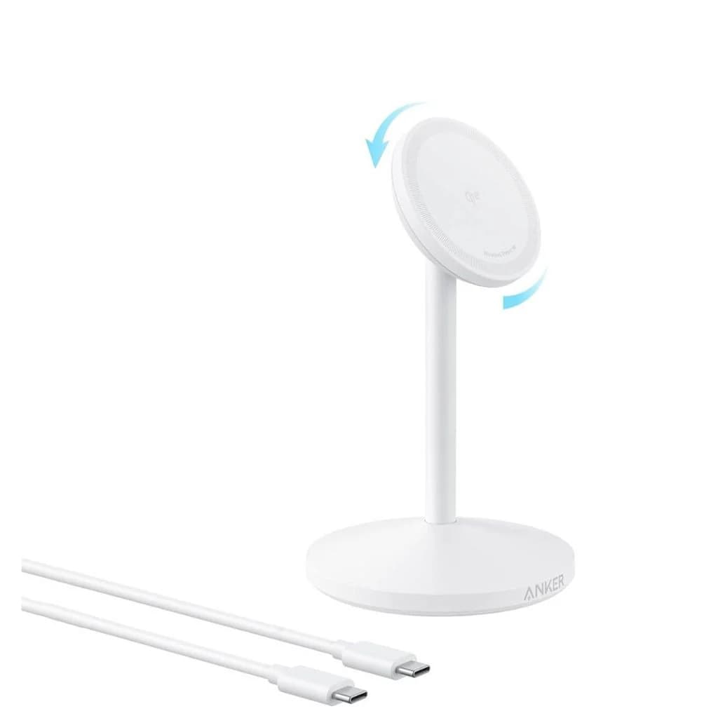 Anker MagGo Wireless Charger Stand - White — thumbnail 2 of 3