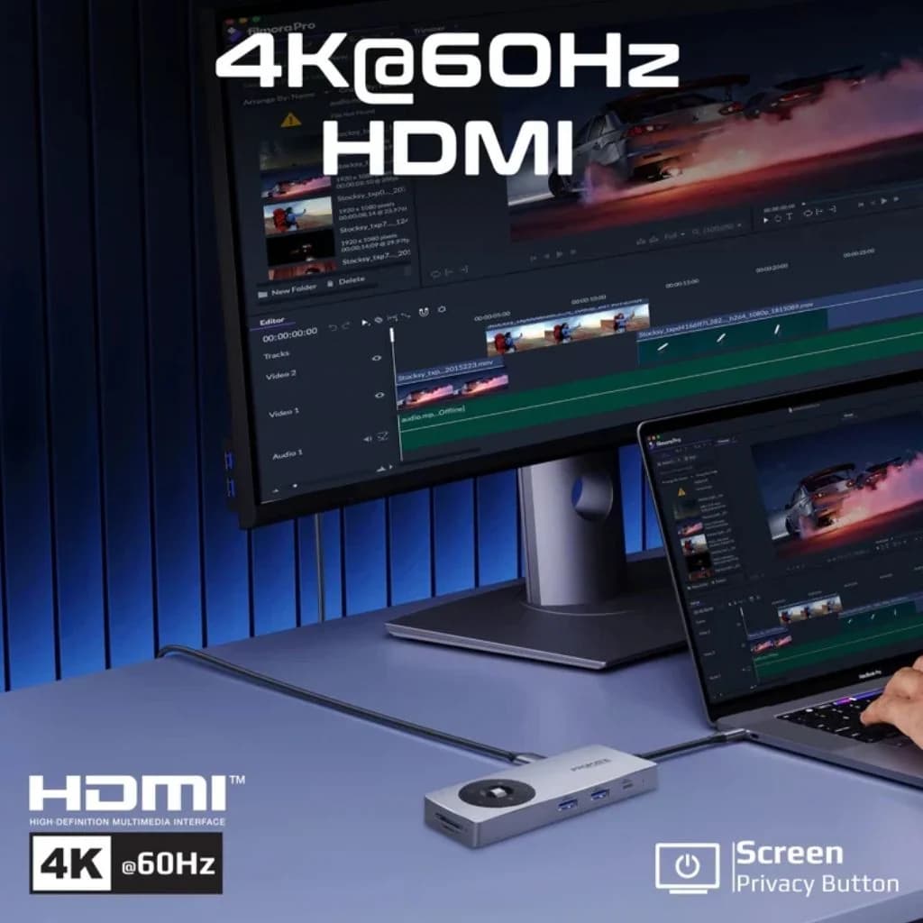 Promate CommandHub-Pro USB-C Hub - 14-in-1 — thumbnail 7 of 7