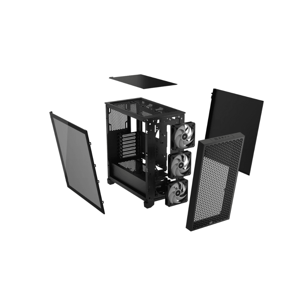 CORSAIR CASE 3000D AIRFLOW TEMPERED GLASS MT RGB BLACK — thumbnail 5 of 5