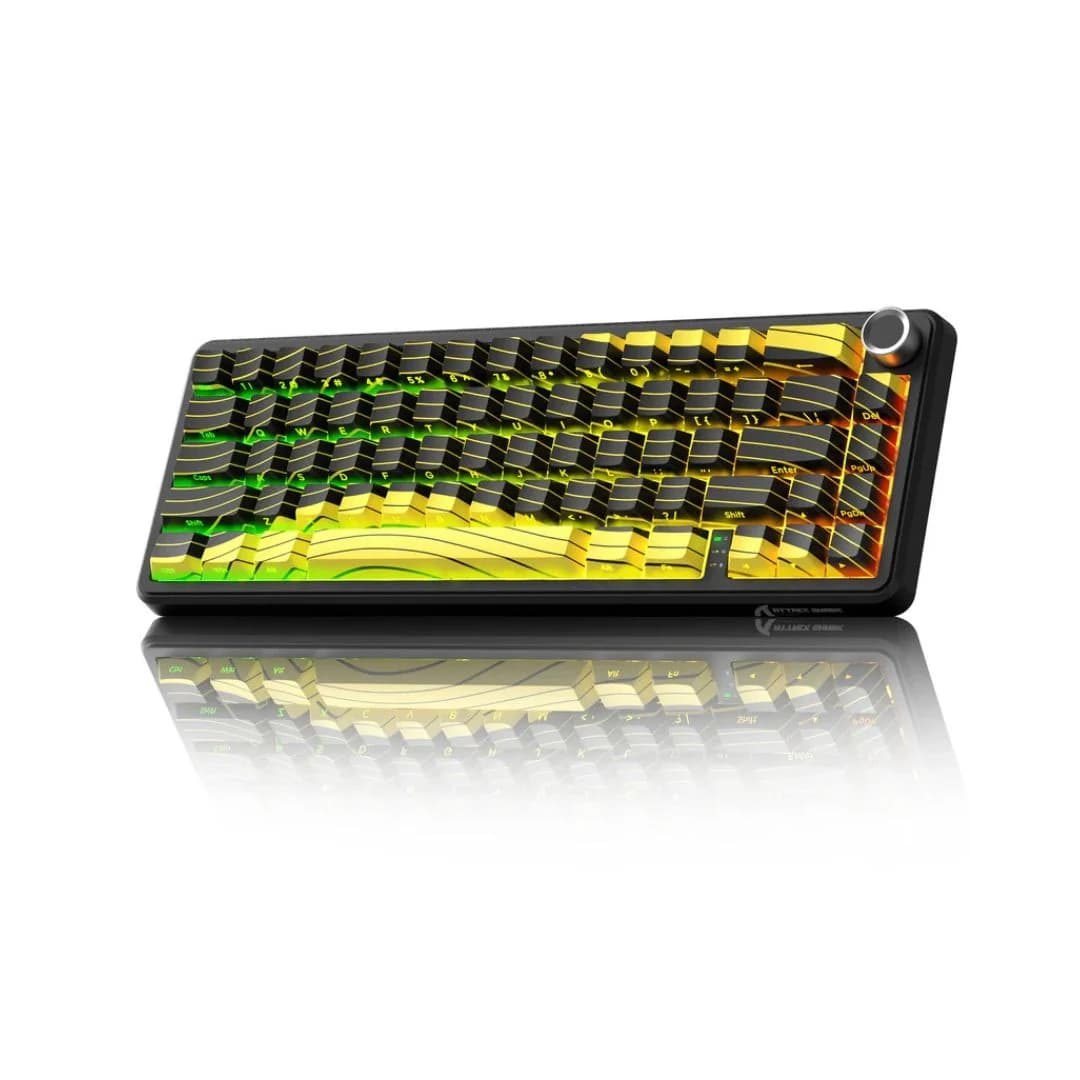 ATTACK SHARK X65 PRO Magnetic Keyboard - Yellow Contours