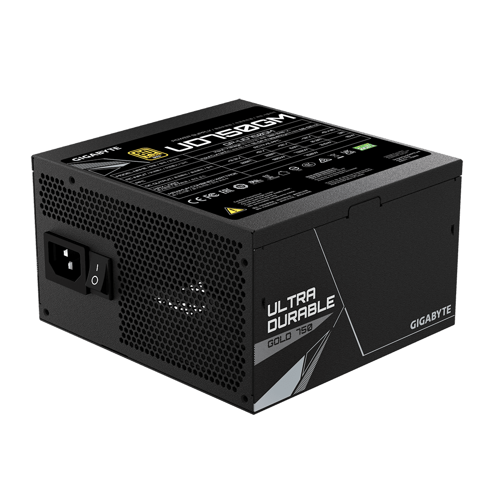 GIGABYTE UD750GM 750W 80+PLUS GOLD BLACK Power Supply — thumbnail 5 of 7