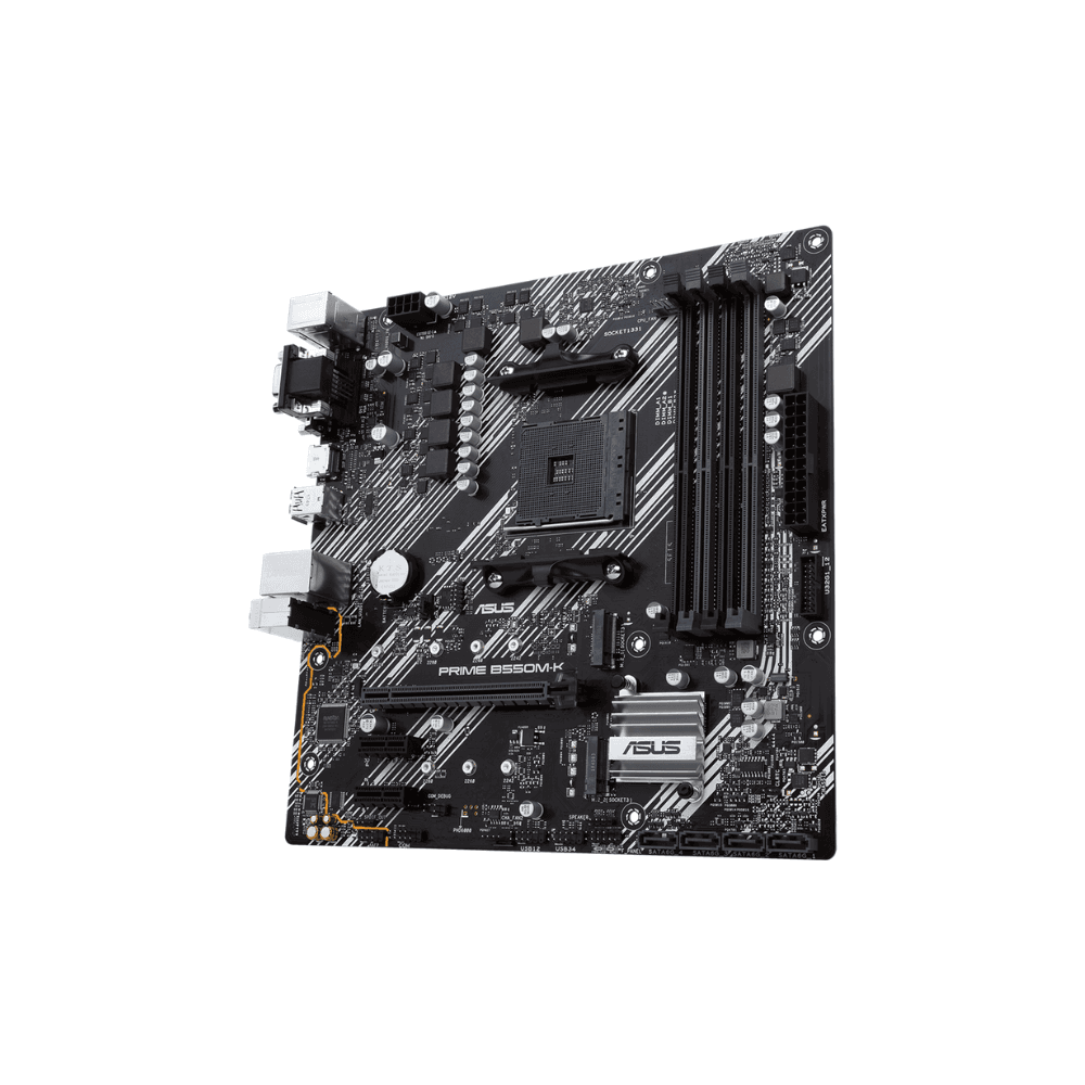 ASUS PRIME B550M-K DDR4 AMD-Motherboard — thumbnail 3 of 4