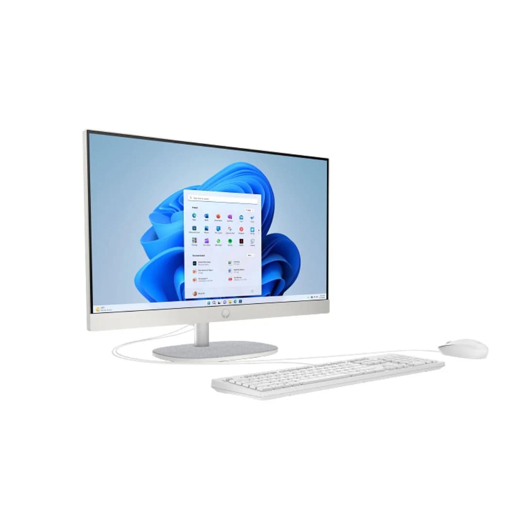 All in One HP 24-CR1000I, Intel Ultra 7-155U, RAM 8GB, SSD 512GB, Intel Graphics, 24 Inch FHD TouchScreen, White — thumbnail 2 of 4