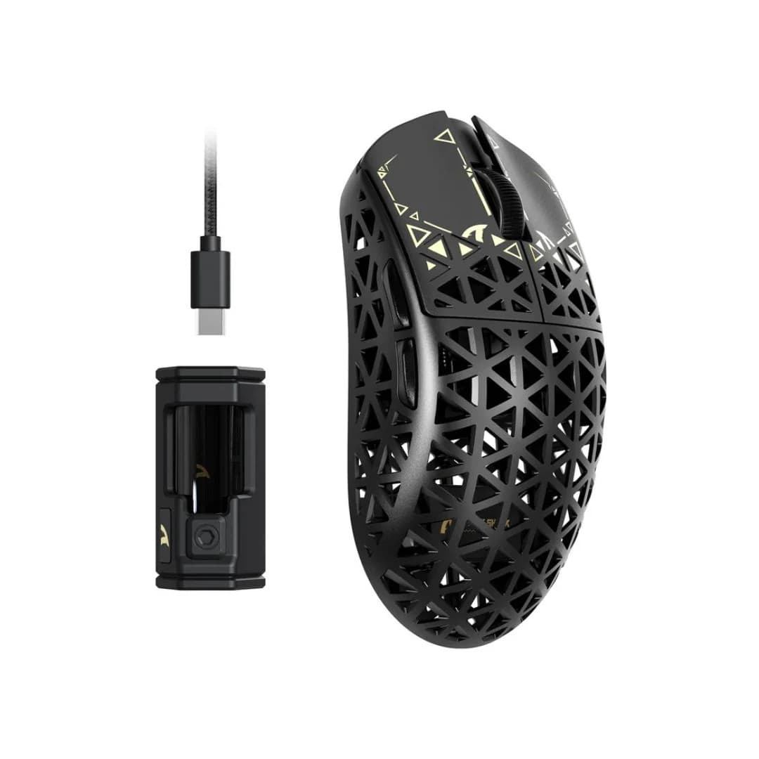 ATTACK SHARK R5 Ultra Carbon Fiber Wireless 8K Gaming Mouse - Black