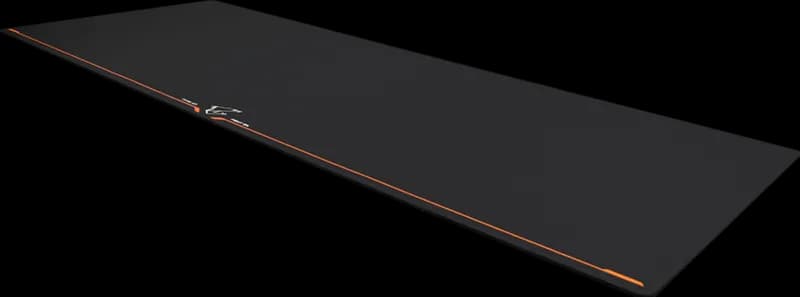 GIGABYTE Extended Gaming Mouse Pad — Large Size, Anti-Slip Rubber Base, Smooth Surface for Precision Tracking, Water-Resistant, Durable Construction — thumbnail 2 of 6