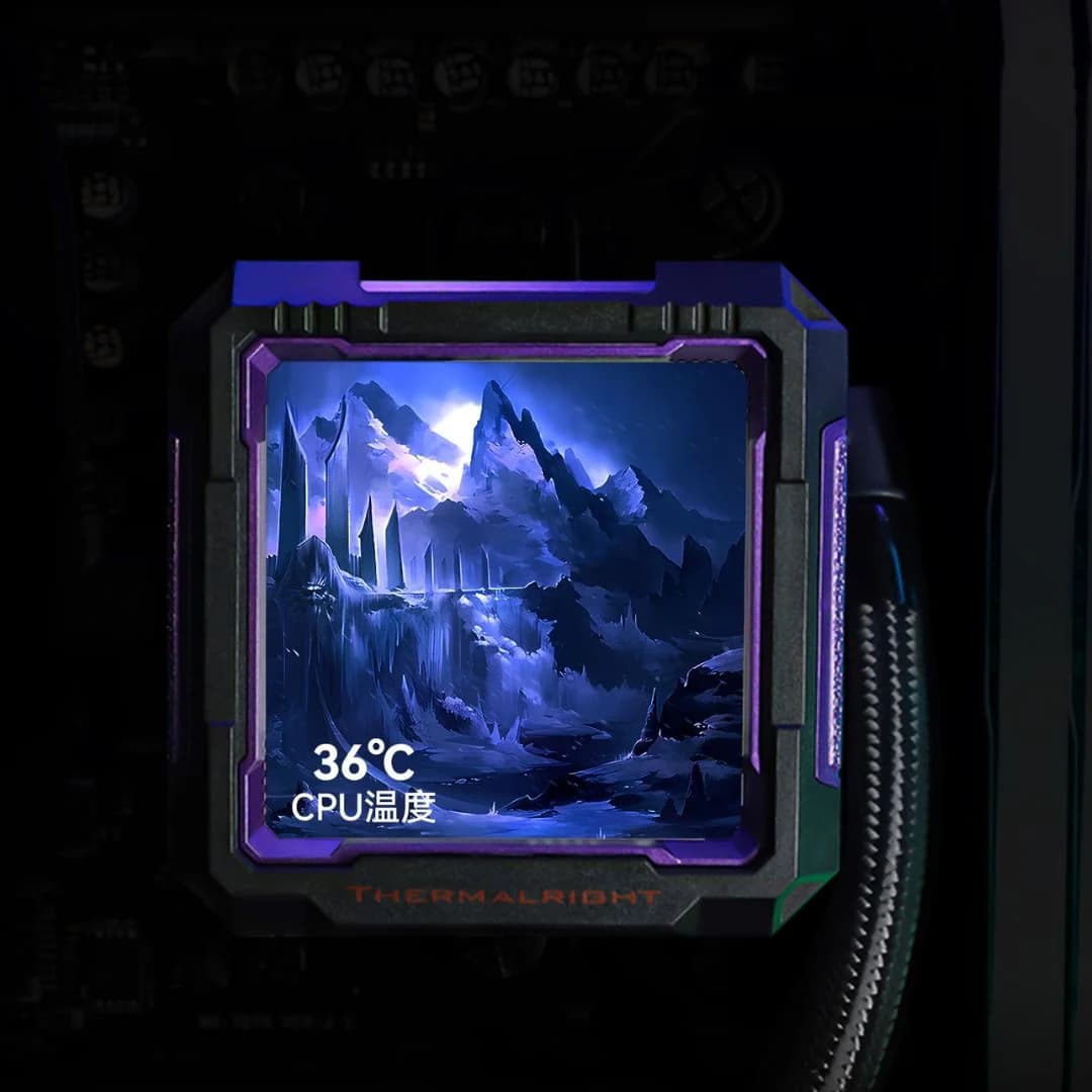 Thermalright Frozen Warframe PRO 360 ARGB ARGB Liquid CPU Cooler - Black — thumbnail 6 of 6