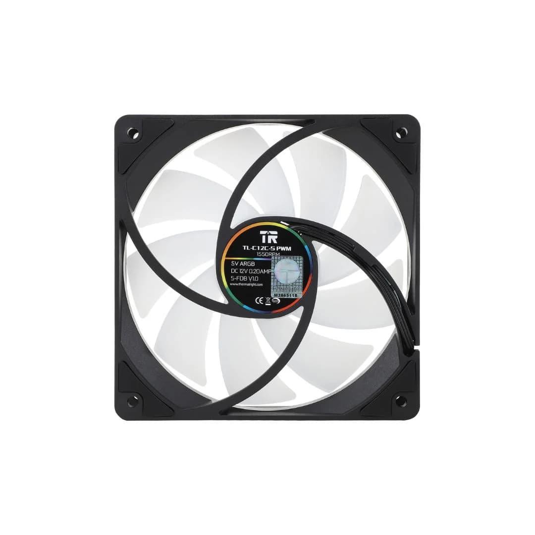 Thermalright TL-C12C-S X5 Fan Kit 120mm 5 Fan ARGB - Black — thumbnail 3 of 3